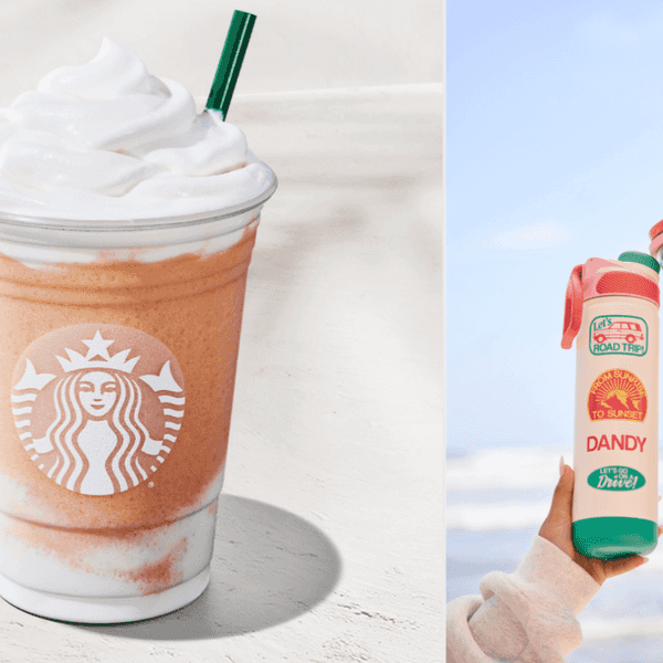 Starbucks orange cream x Dandy collab
