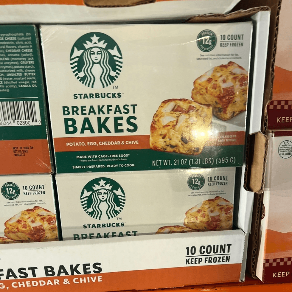 Starbucks Potato, Egg, Cheddar & Chive Breakfast Bakes