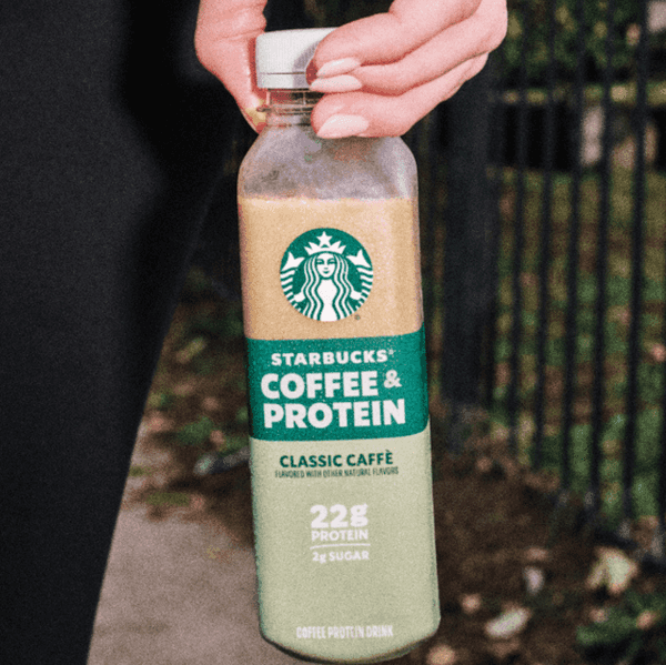 Starbucks protein coffee launching in ready-to-drink options for the grocery store in March 2026