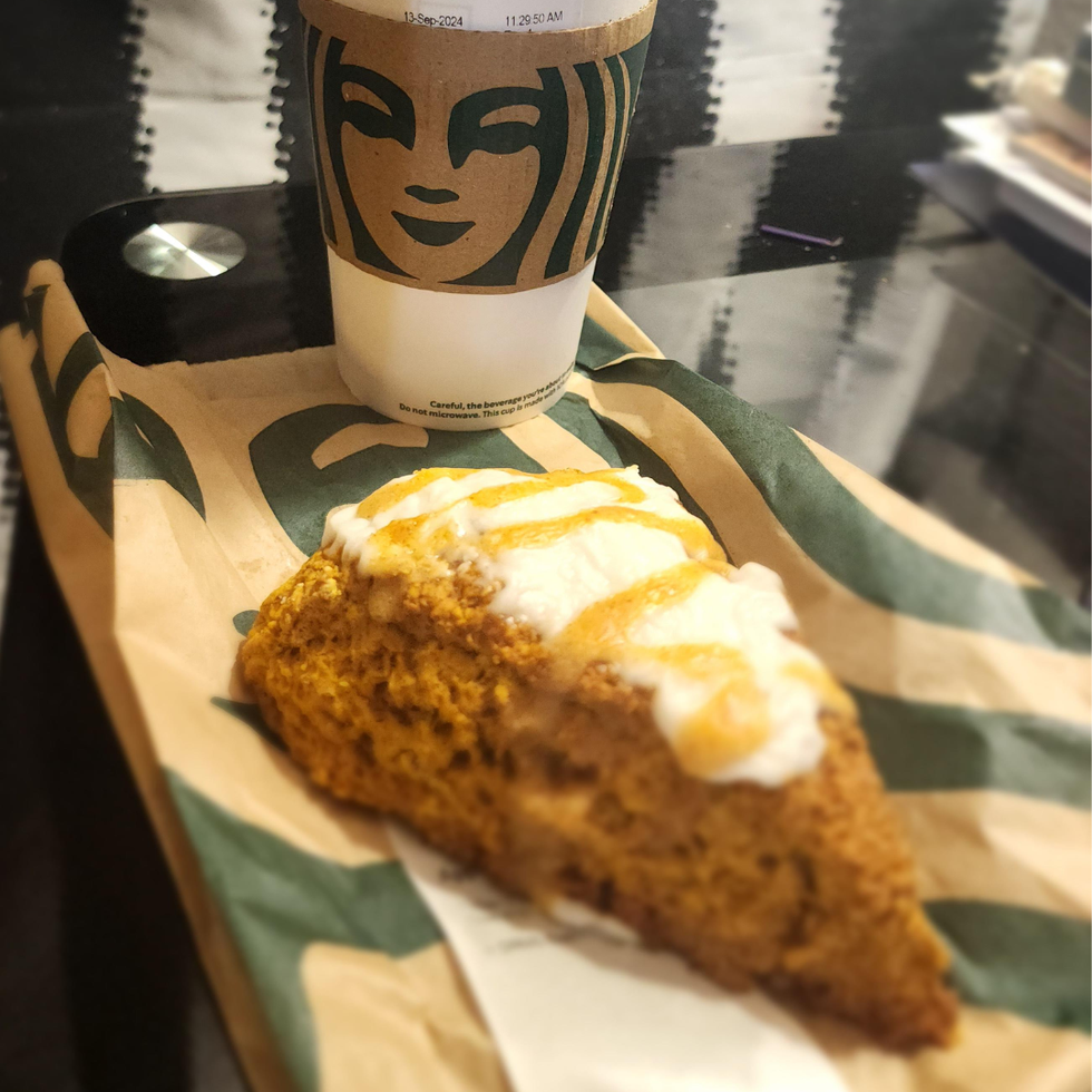 Starbucks Pumpkin Scone