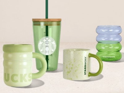 Starbucks' New Spring Merch Drop Is So "Matcha-Coded" - Brit + Co