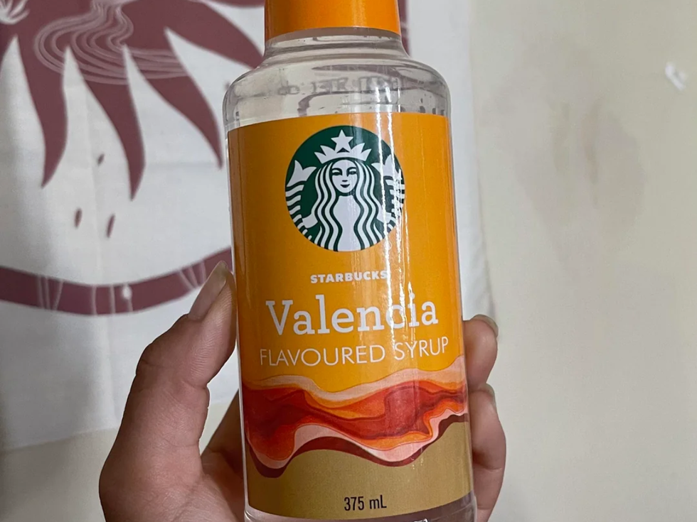 Starbucks Valencia Orange Syrup