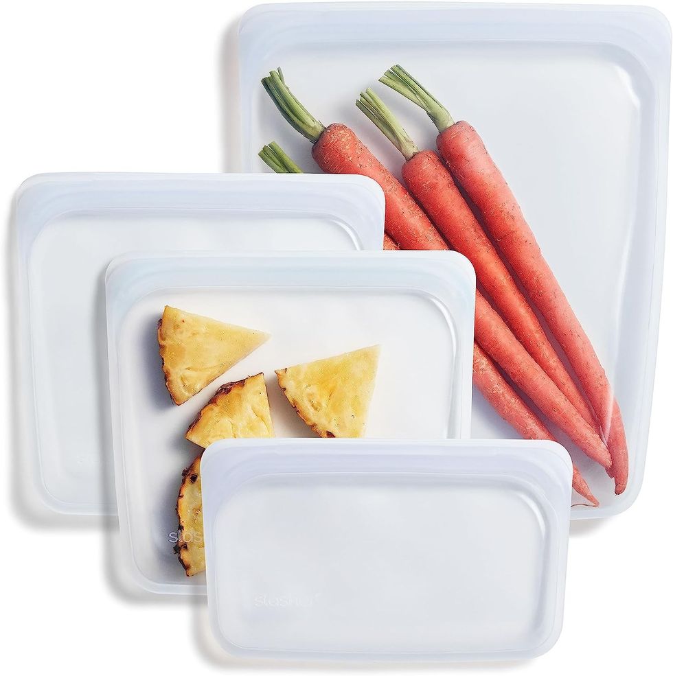 Stasher Reusable Silicone Storage Bag Bundle 4-Pack