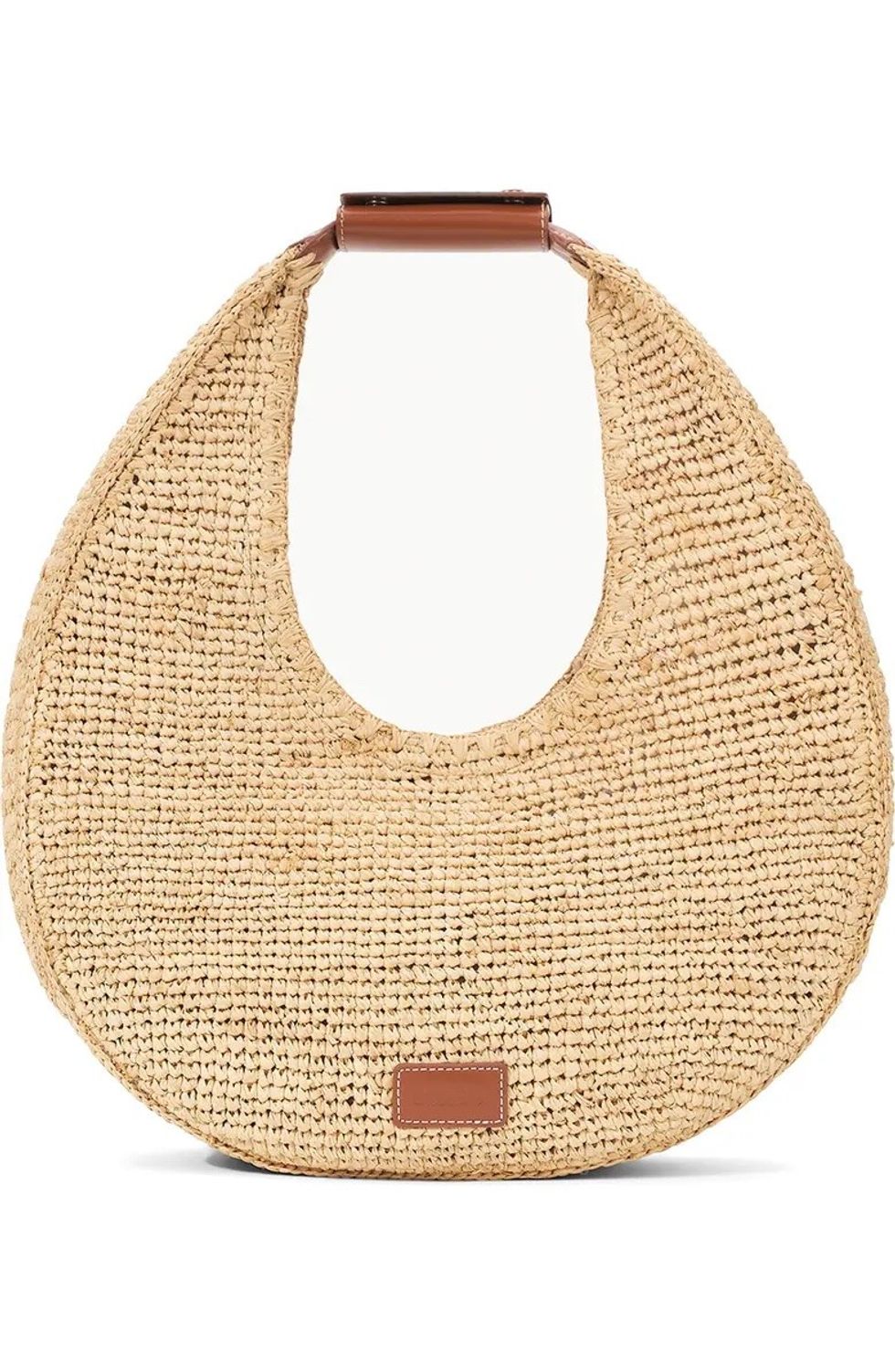Staud Raffia Moon Bag
