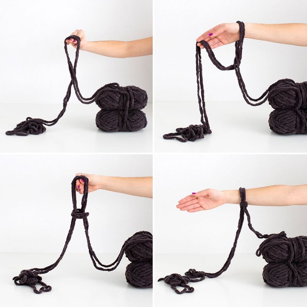 steps for how to knit a scarf