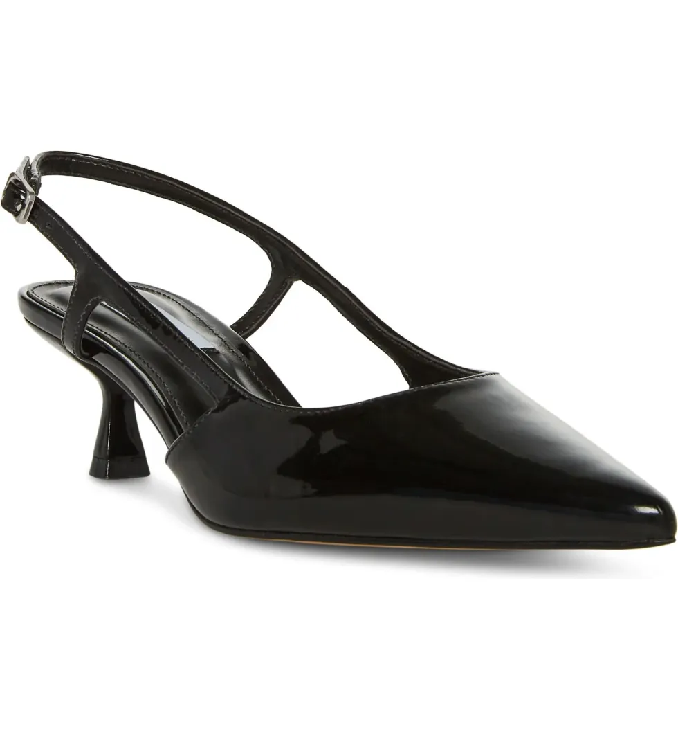 Steve Madden Legaci Kitten Heel Pointed Toe Pump
