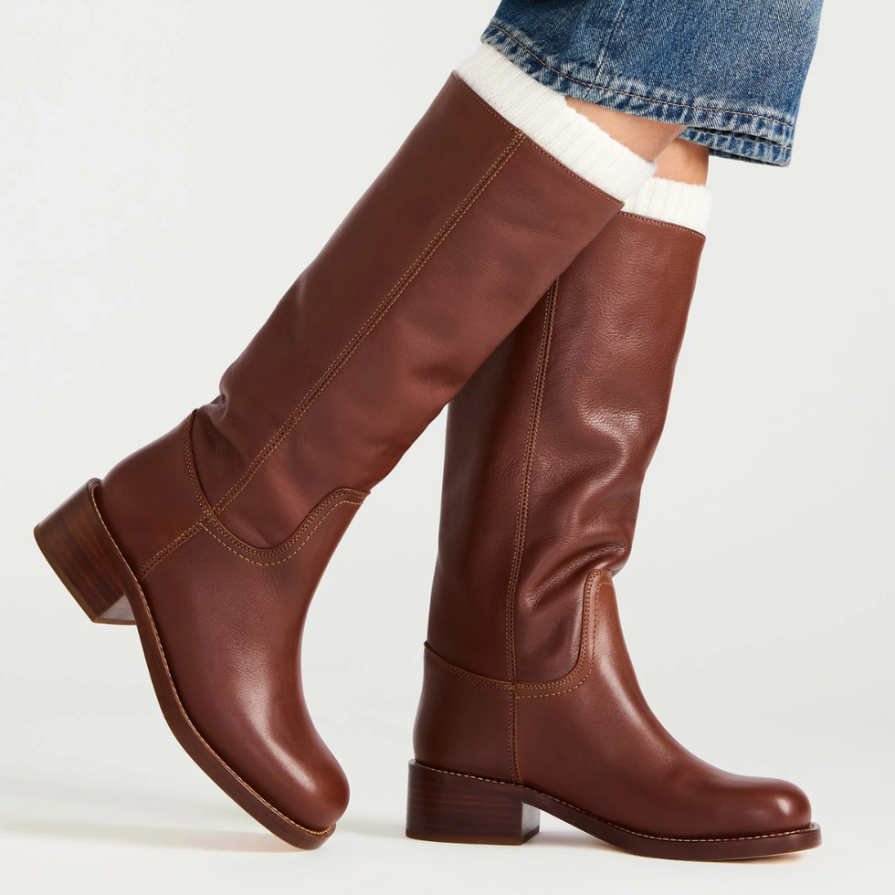 Steve Madden Riggs Rust Leather Boots
