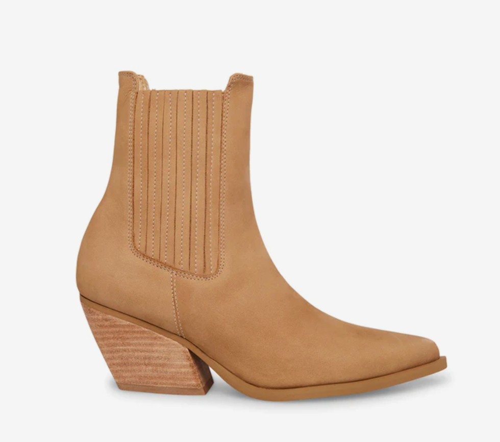 Steve Madden Terezza Tan Nubuck Boot
