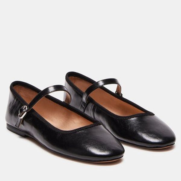 Steve Madden Vinetta Black Leather