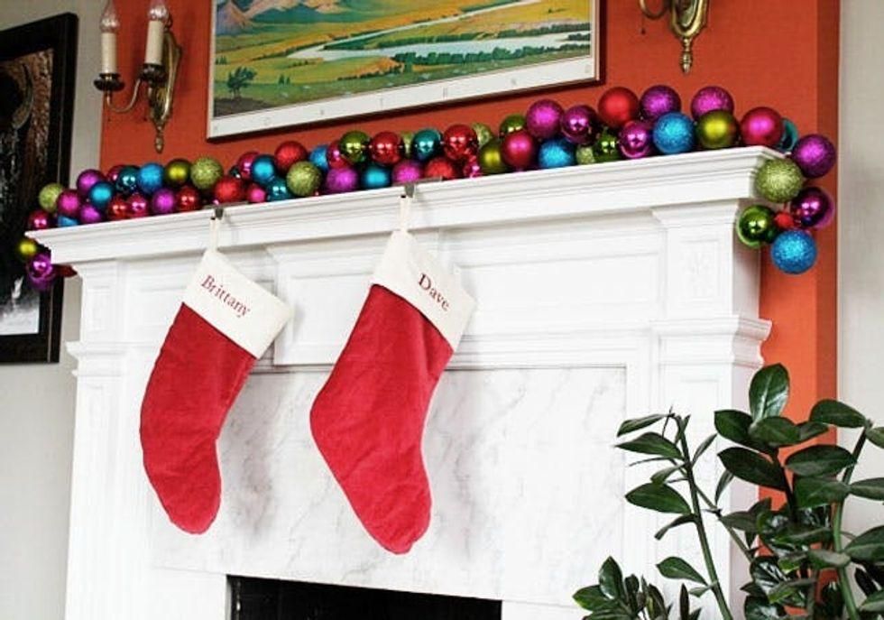 stockings over the fireplace