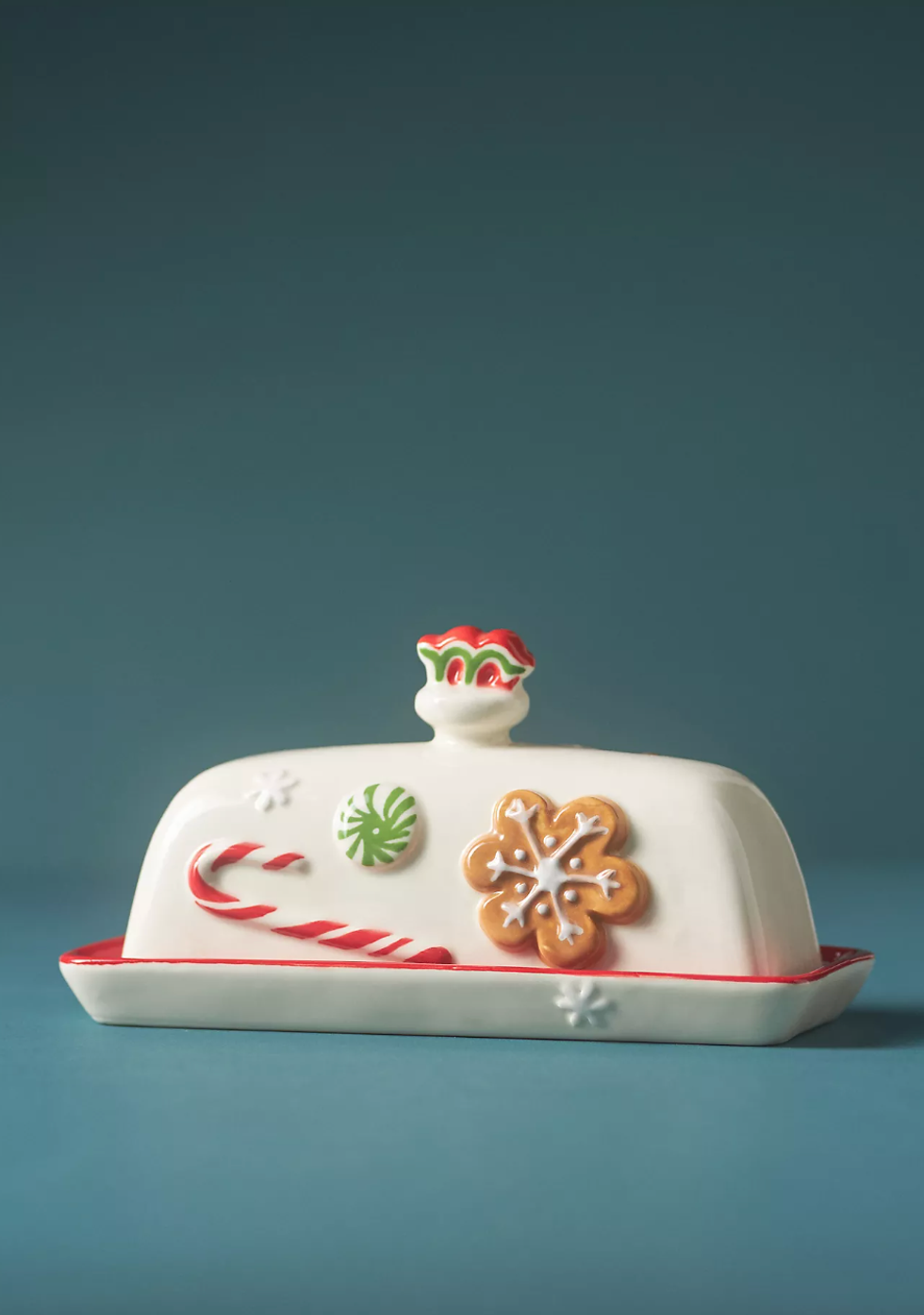 stoneware butter dish