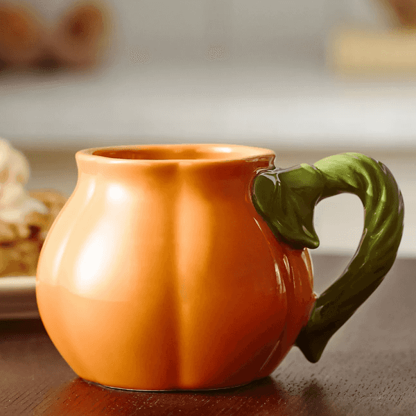 Stoneware Pumpkin Mug