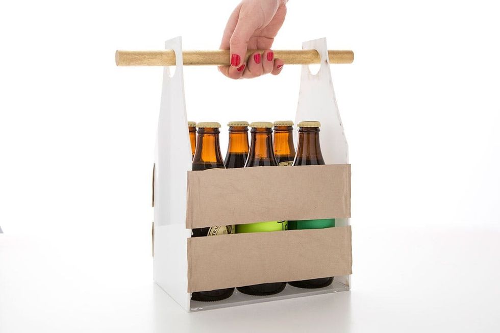 How to Make Beer Bottle Labels + a Reusable 6Pack Case Brit + Co