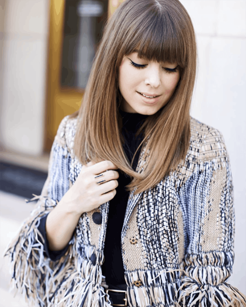 Straight hair instagram