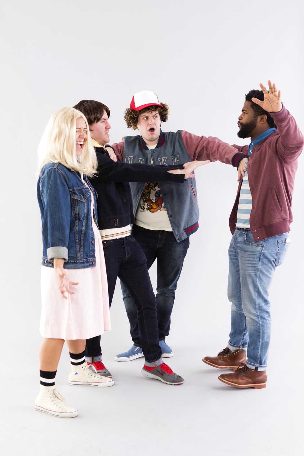 stranger things costume mike lucas eleven dustin