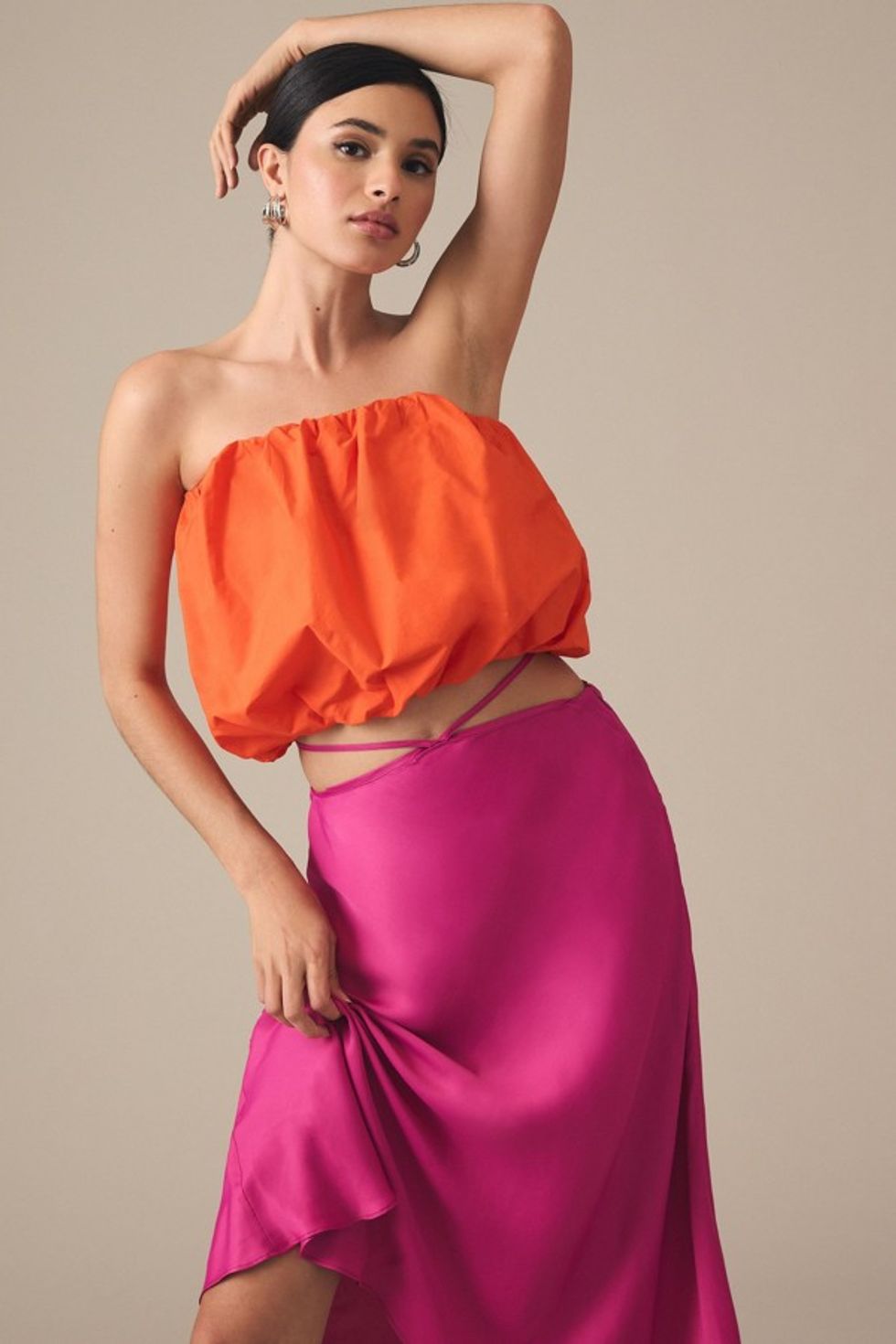 Strapless Bubble Top