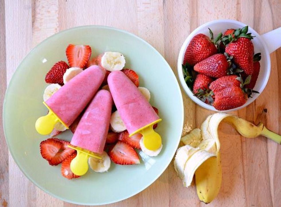 strawberry and banana