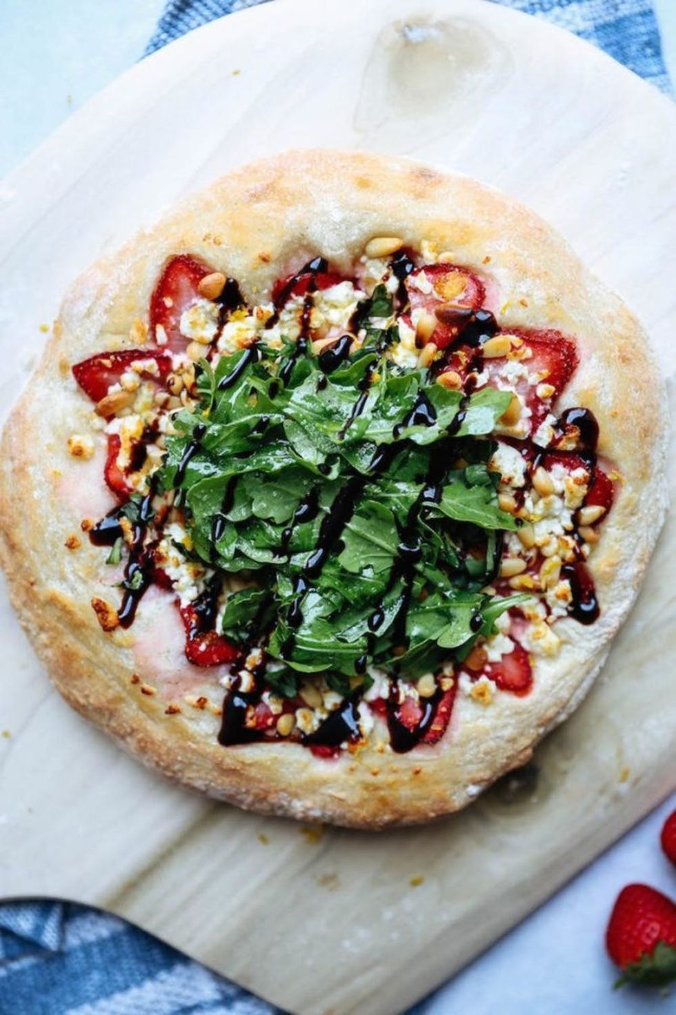 Strawberry Arugula Pizza