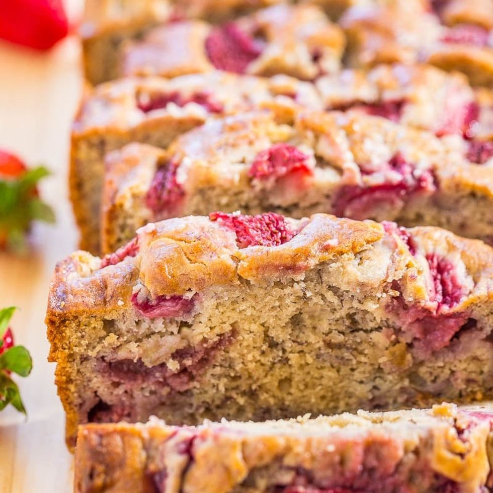 Strawberry Banana Bread
