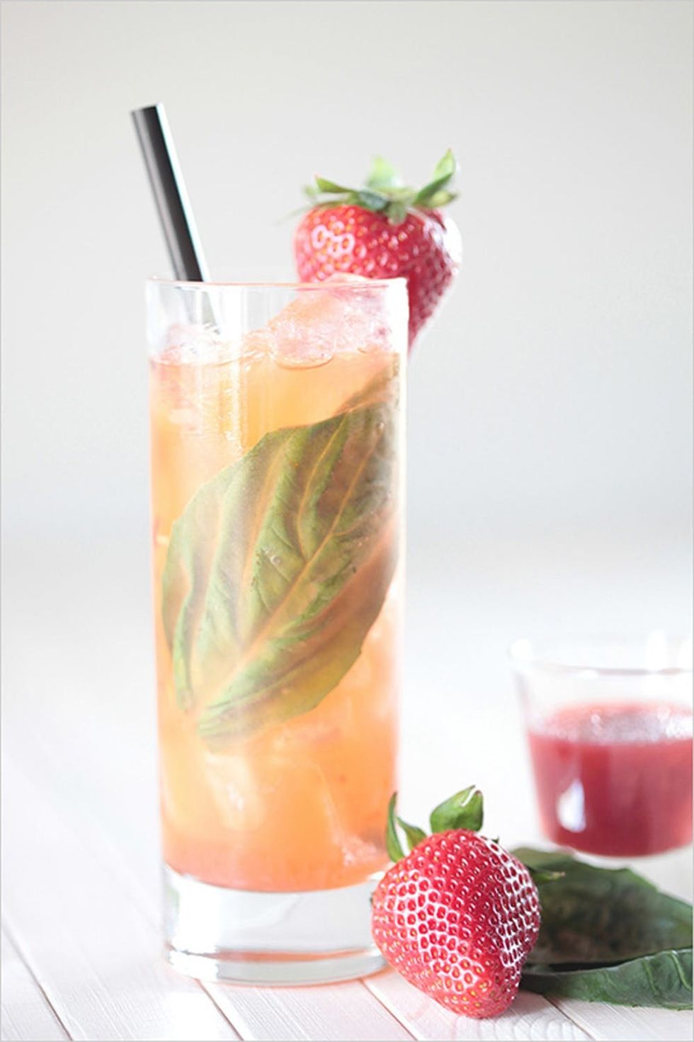 Strawberry Cachaca cocktail recipe to drink at a wedding
