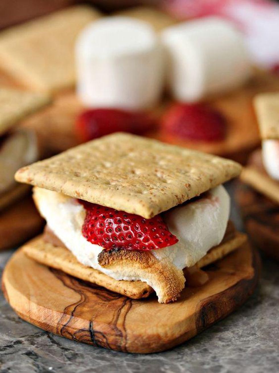 strawberry caramel s'mores unexpected grilling recipes