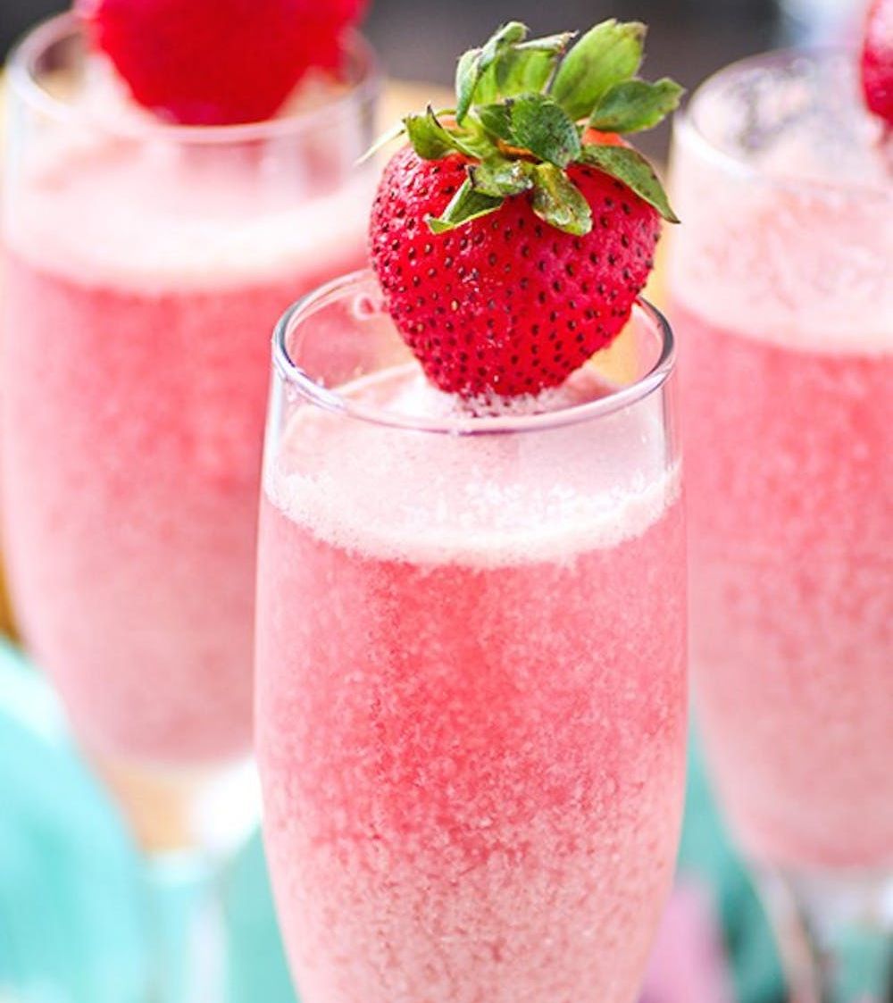 Strawberry Cream Mimosa
