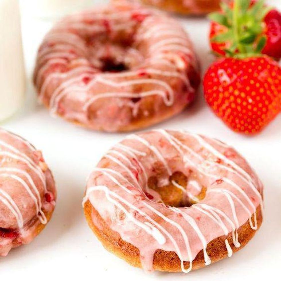 Strawberry Donuts