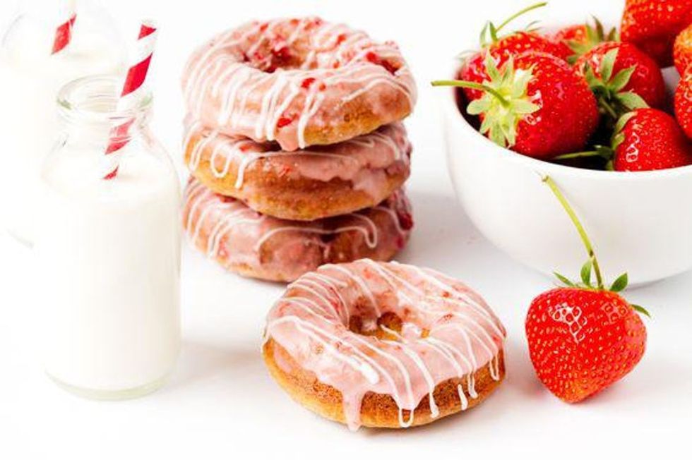 Strawberry Donuts