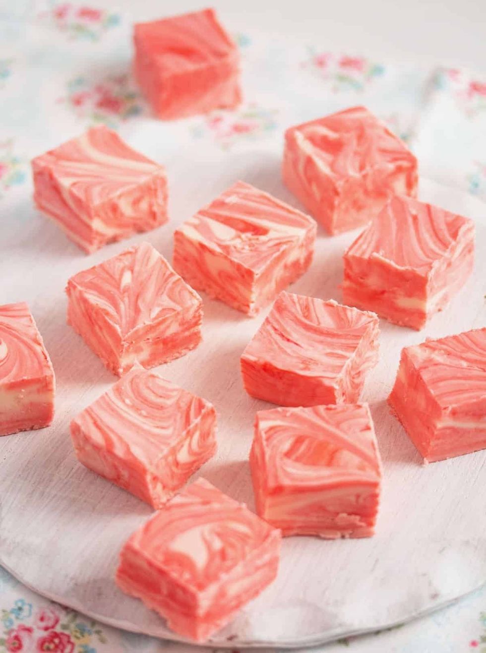 Strawberry Fudge with Marshmallow Fluff