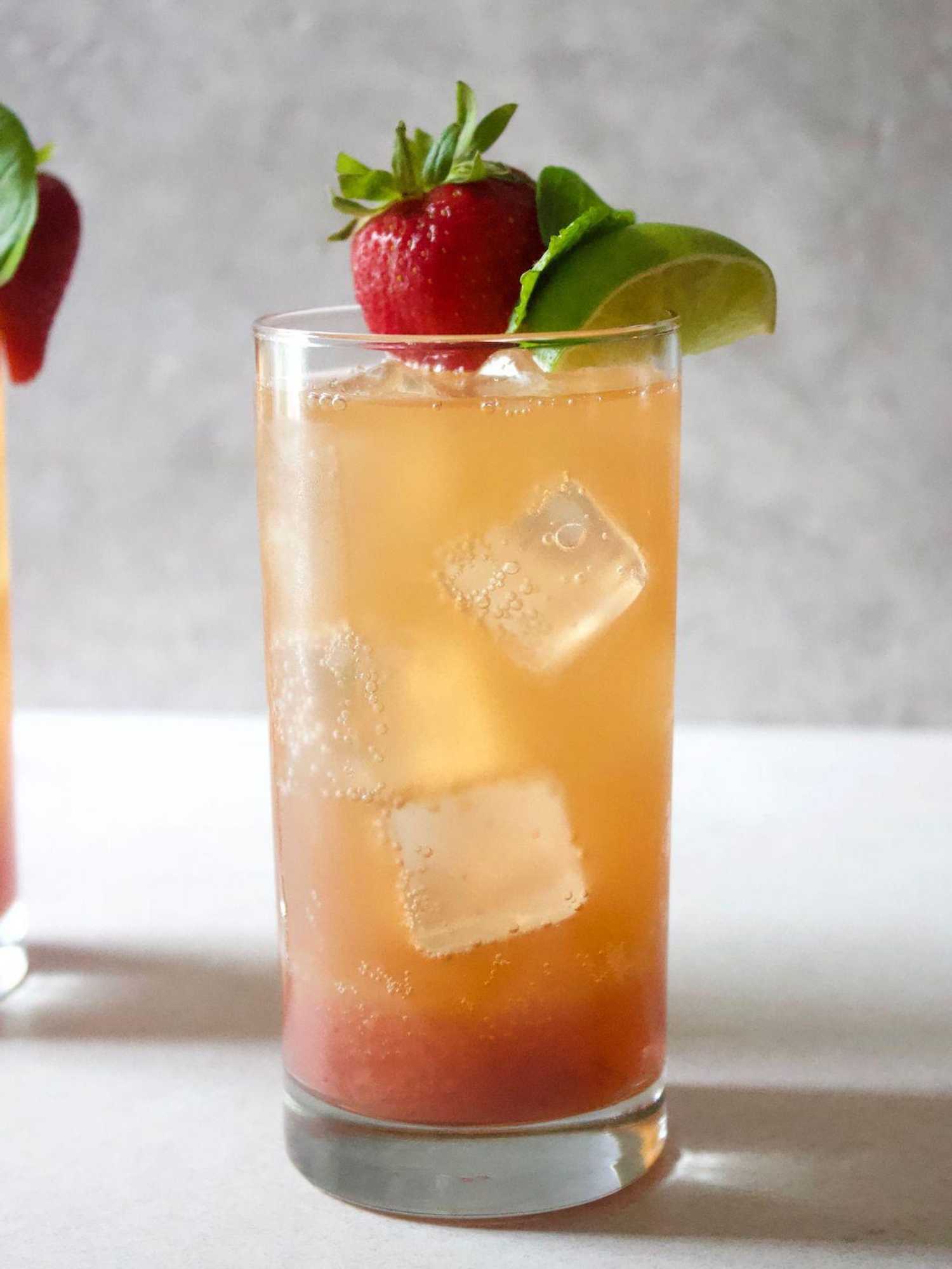 Strawberry Ginger Faux-jito