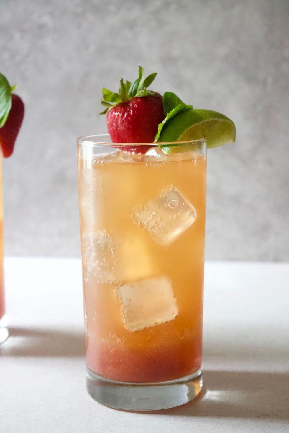 Strawberry Ginger Faux-jito