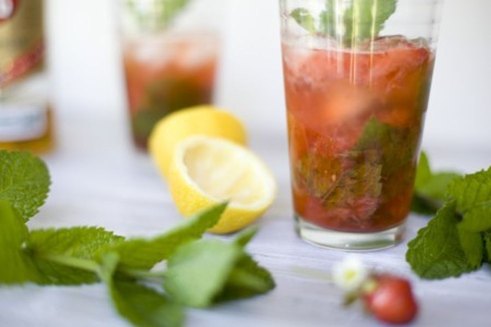strawberry lemonade mojito