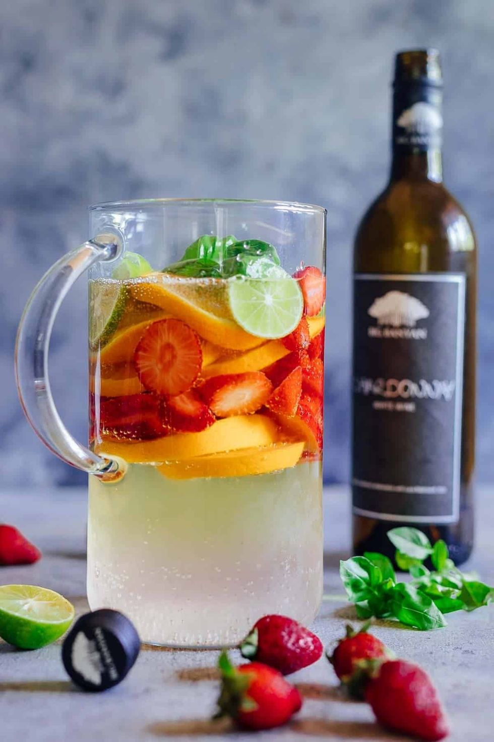 Strawberry Orange White Wine Sangria