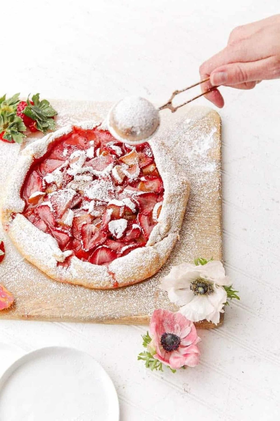 Strawberry Rhubarb Galette