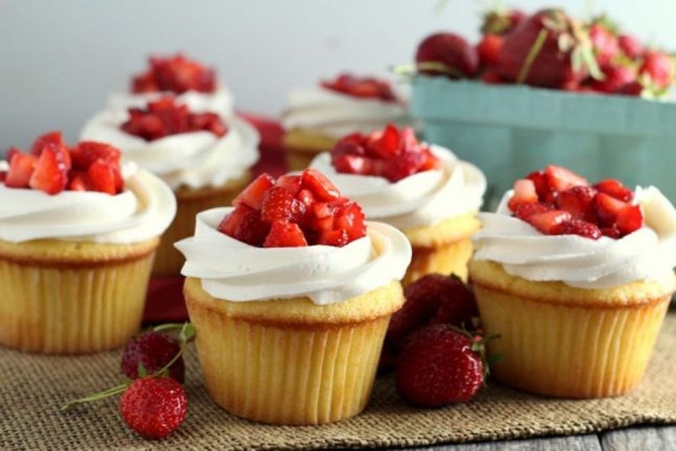 Strawberry Shortcake Cupcakes