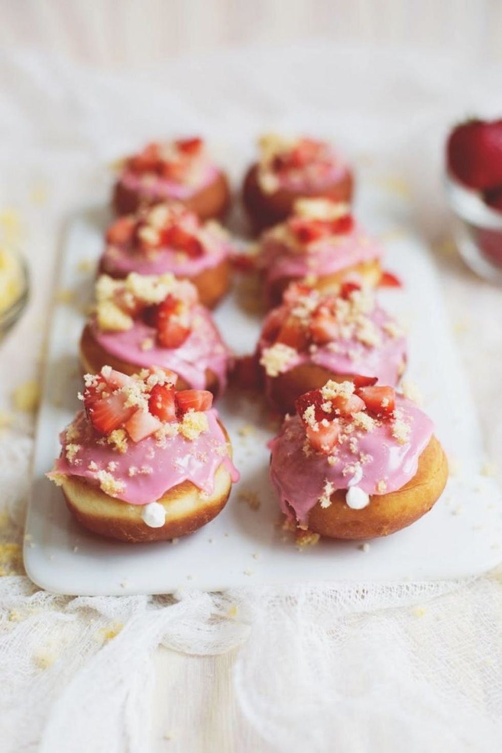 Strawberry Shortcake Donuts fun desserts to make