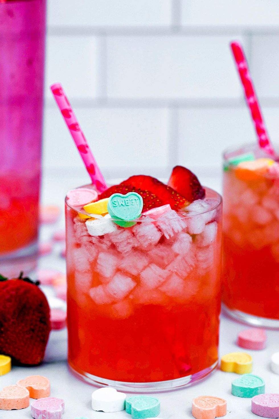 Strawberry Vanilla Love Potion Cocktail
