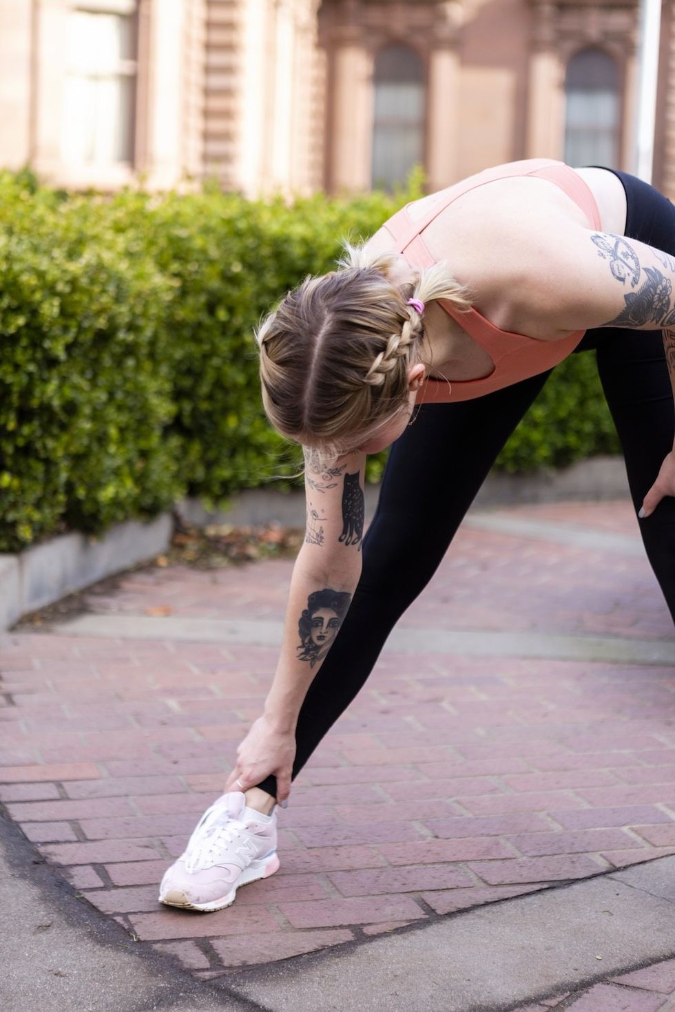 stretching after a workout