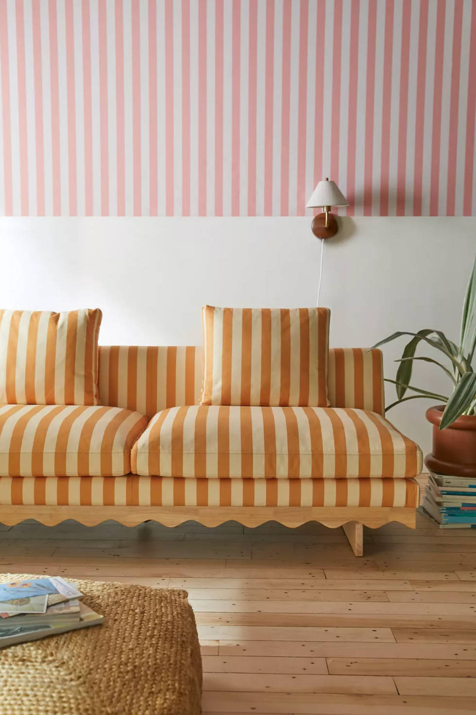 stripe sofa
