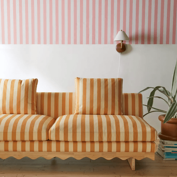 striped home decor