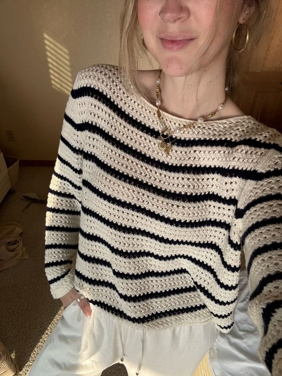 striped sweater