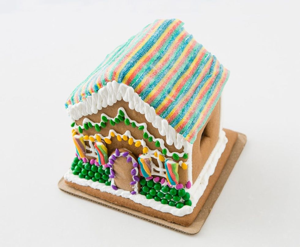 Stripes and Lights rainbow decor