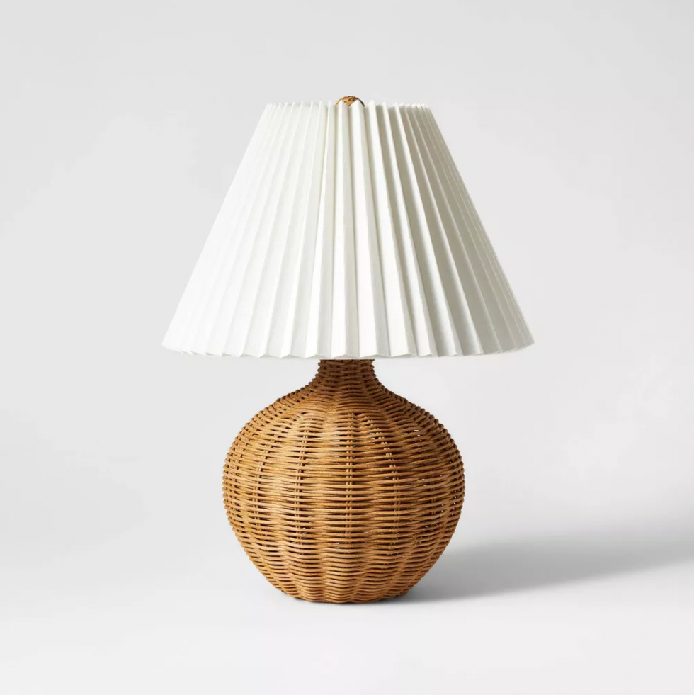 Studio McGee x Threshold Natural Wicker Table Lamp