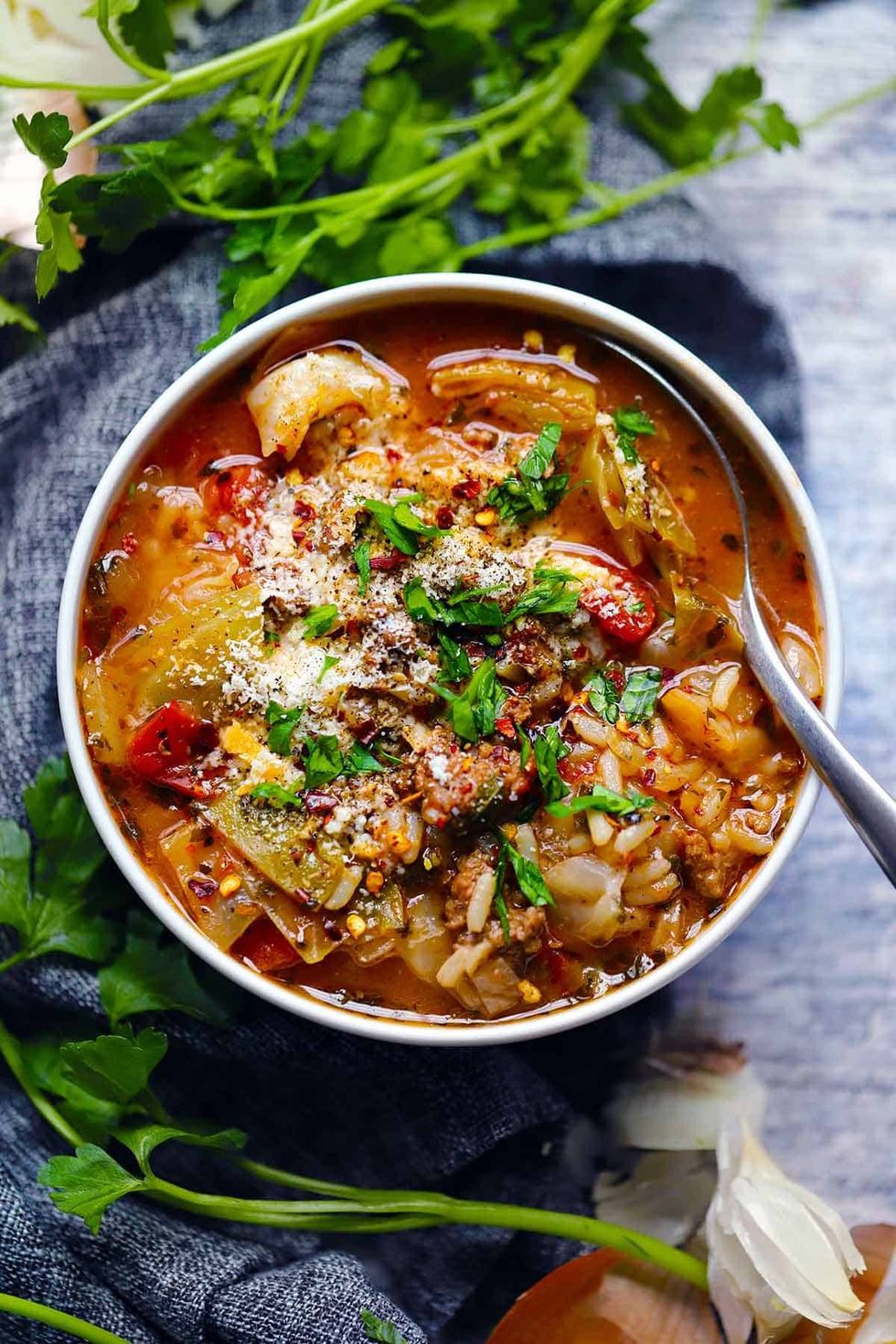 Stuffed Cabbage Roll Soup