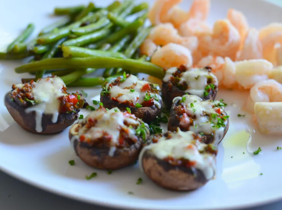 stuffed mushrooms