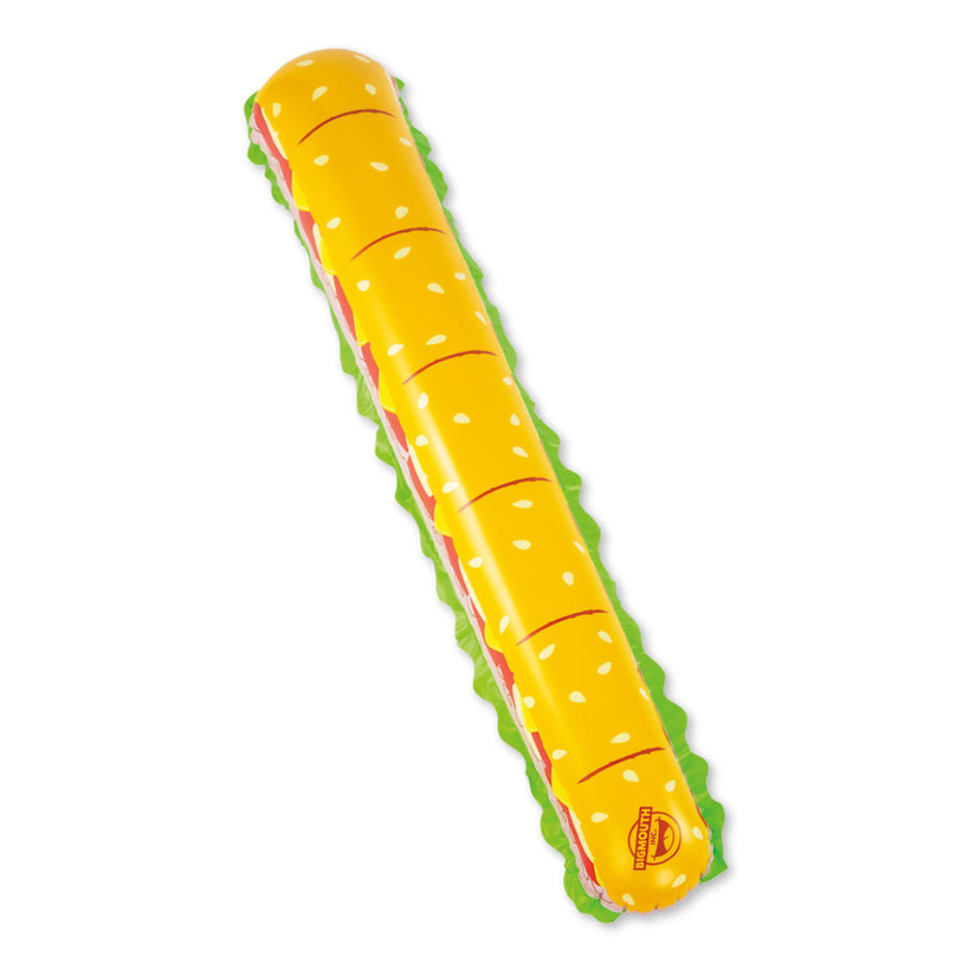 Sub Sandwich Shaped Inflatable Pool Noodle