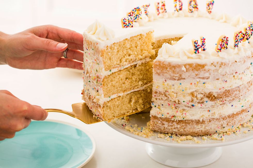 Sugar Cookie Funfetti Birthday Cake