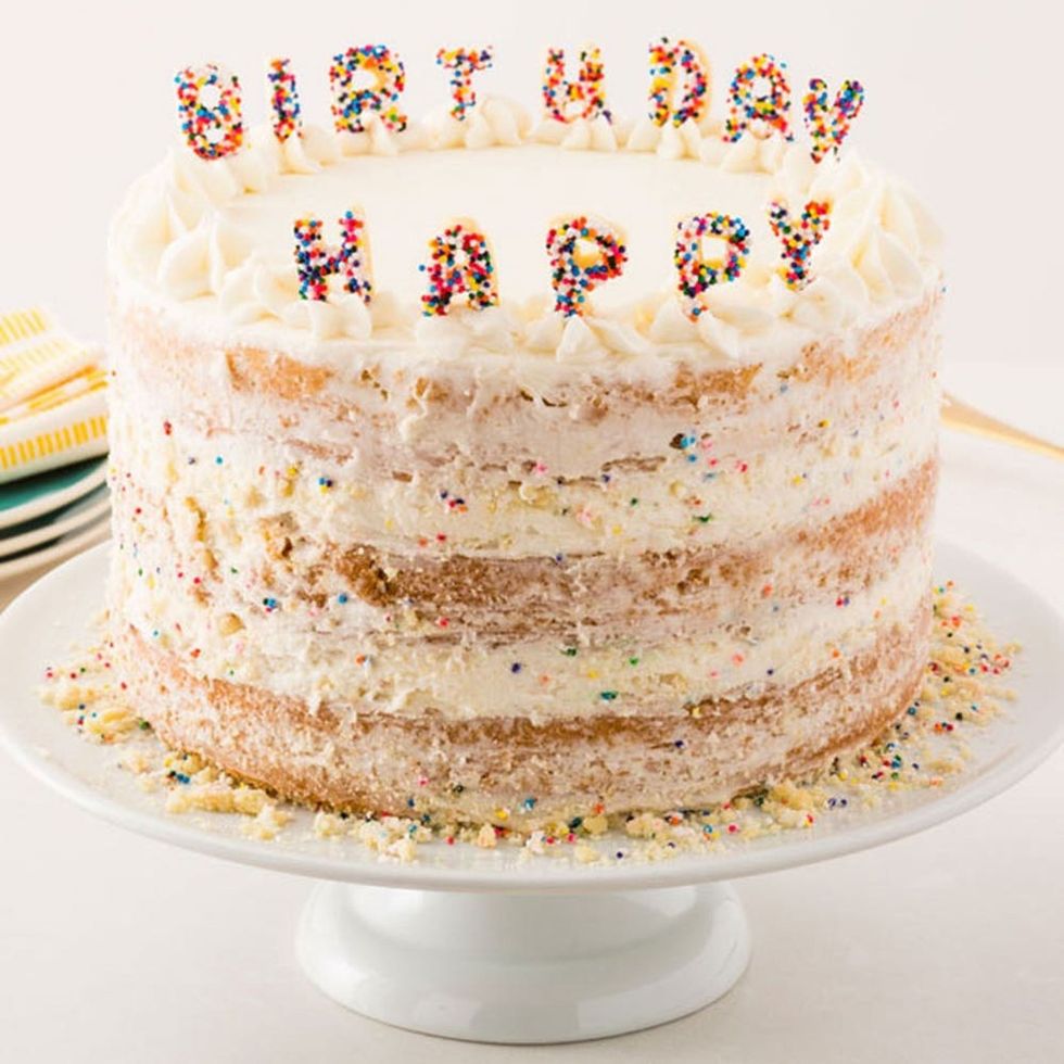 Sugar Cookie Funfetti Birthday Cake