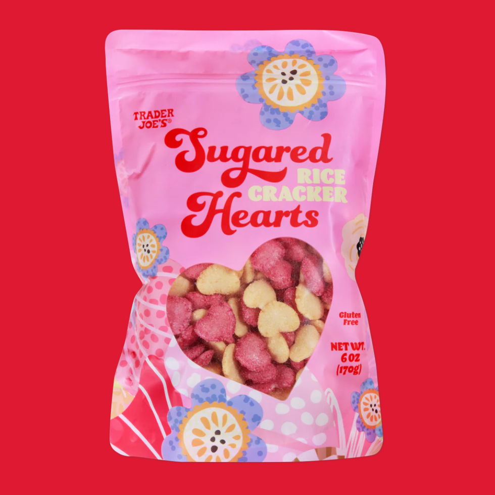 Sugared Rice Cracker Hearts