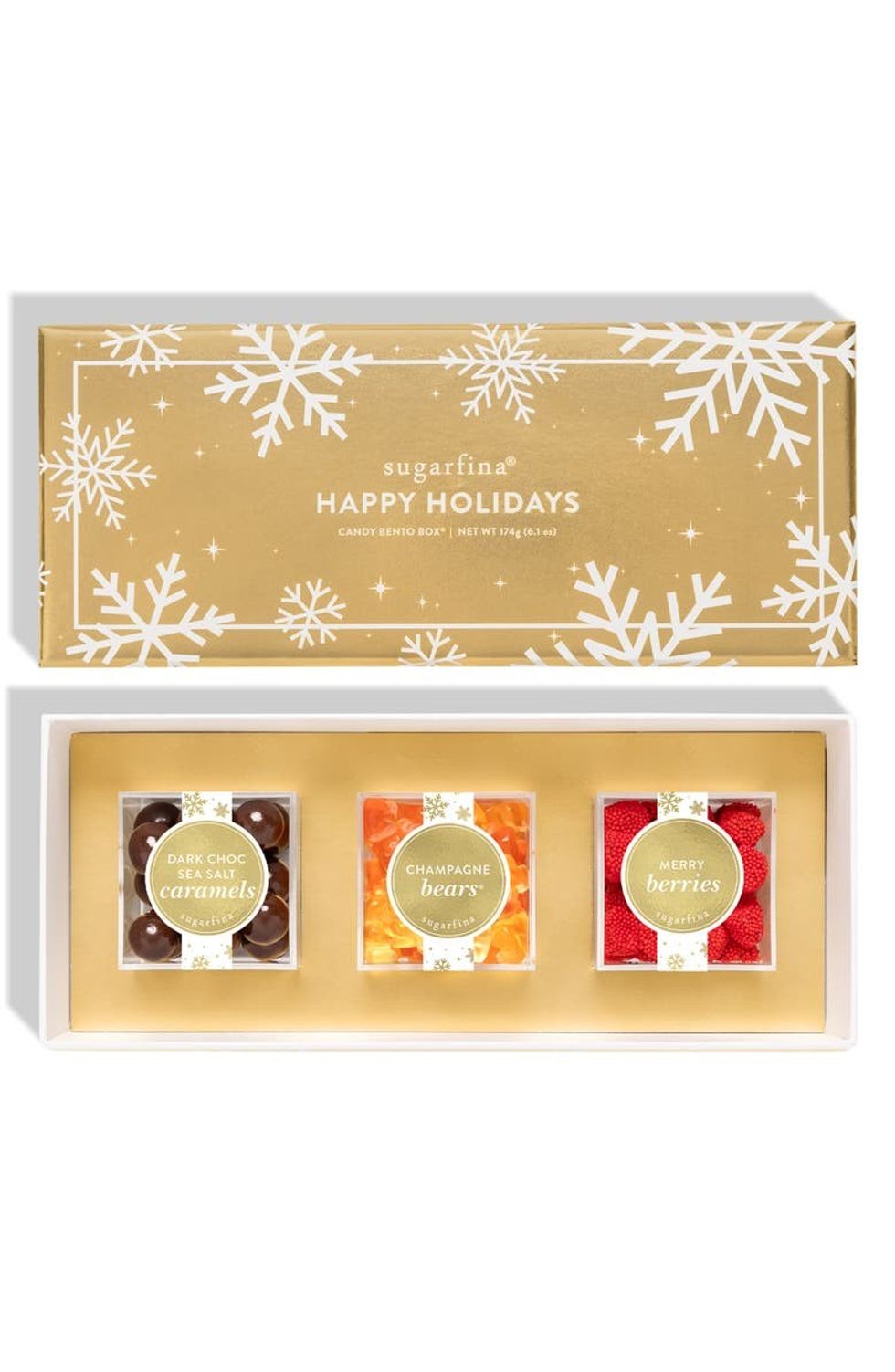 Sugarfina Happy Holidays 3-Piece Candy Bento Box